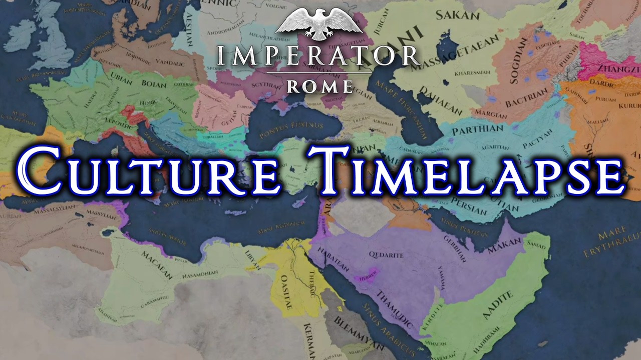 Imperator Rome Culture Map Timelapse