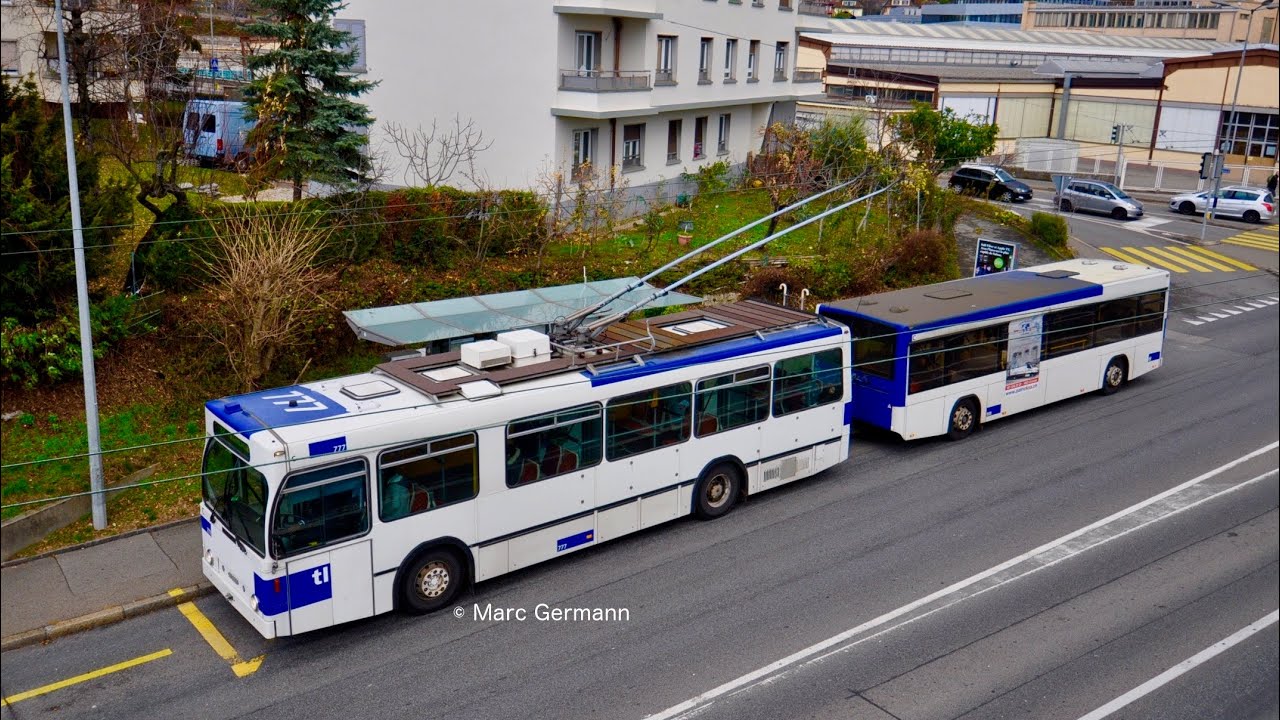 Adieux : les TBR [Trolleybus-Remorques] sur la ligne 17