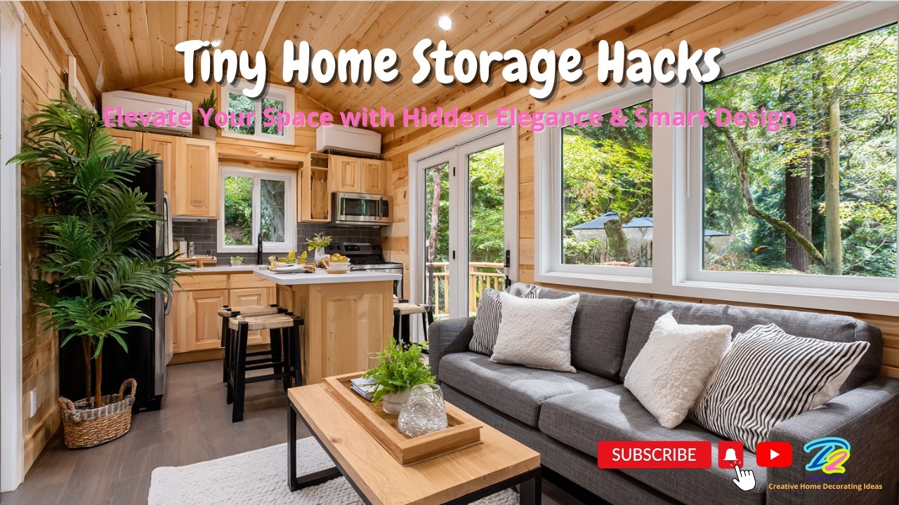Tiny Home Storage Hacks 🏡✨ Elevate Your Space with Hidden Elegance & Smart Design
