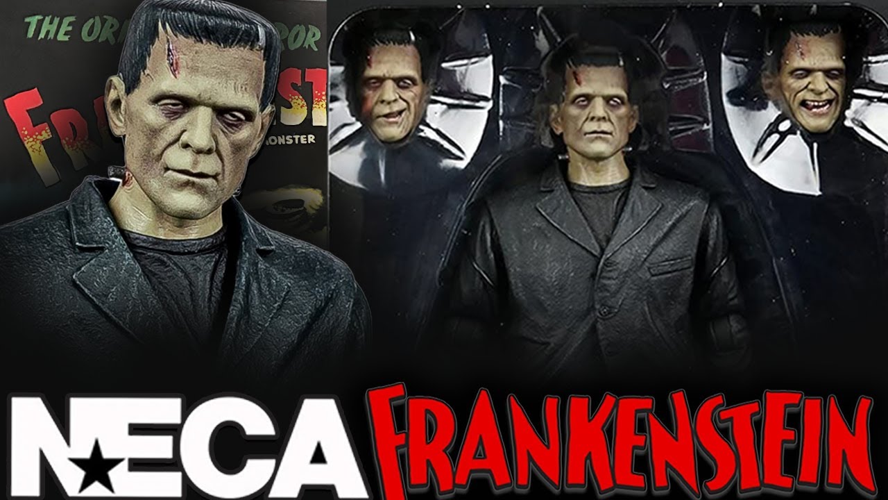Frankenstein Action Figures - Neca Color and Black/White