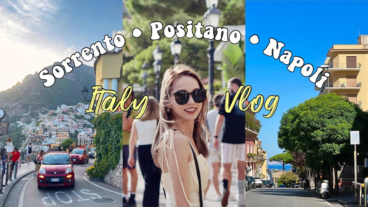 Italy Vlog 🇮🇹 南意之旅 Positano好美～ 狂吃海鲜 🦐🐙🍝🍕 Napoli挺脏乱的 😅 | Sylvia Cing