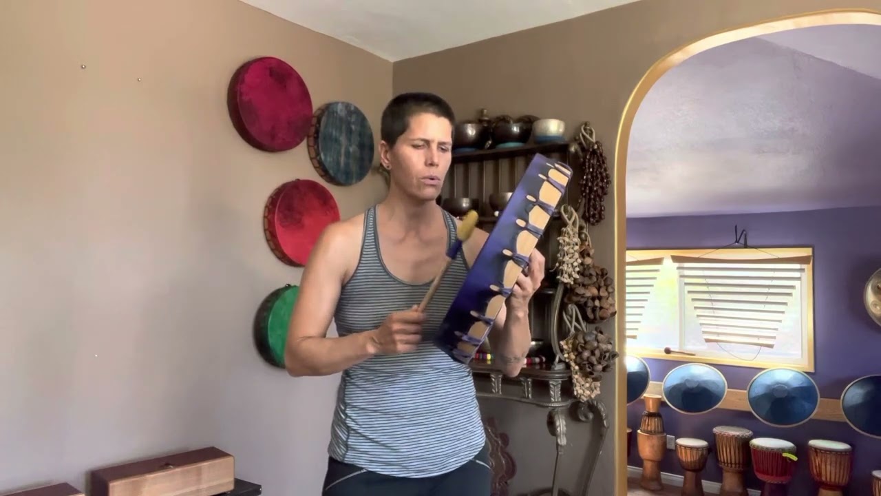 Purple Ceremonial Drum