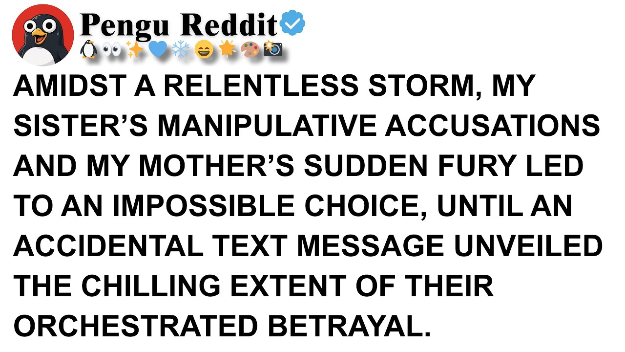 AMIDST A RELENTLESS STORM, MY SISTER’S MANIPULATIVE ACCUSATIONS AND MY MOTHER’S SUDDEN FURY LED TO A