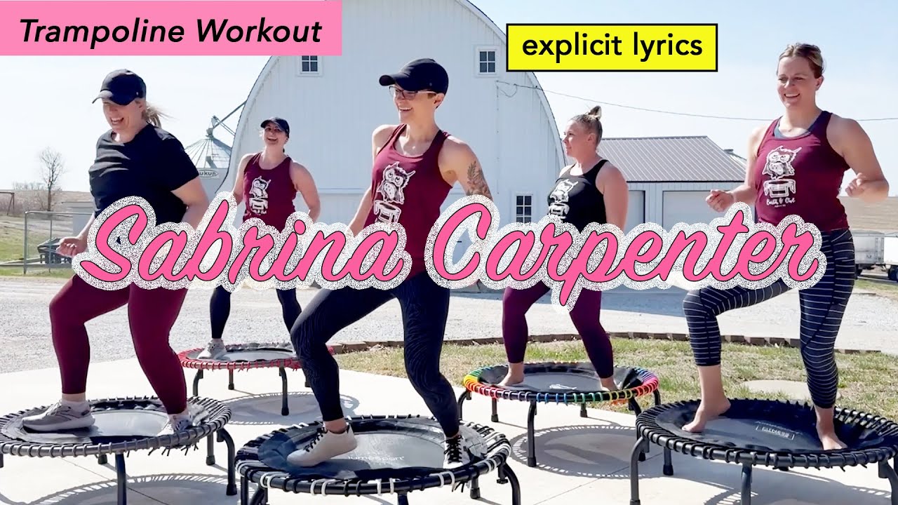Full Body Mini Trampoline Rebounder Workout | Dance Party Music | Modifications Offered