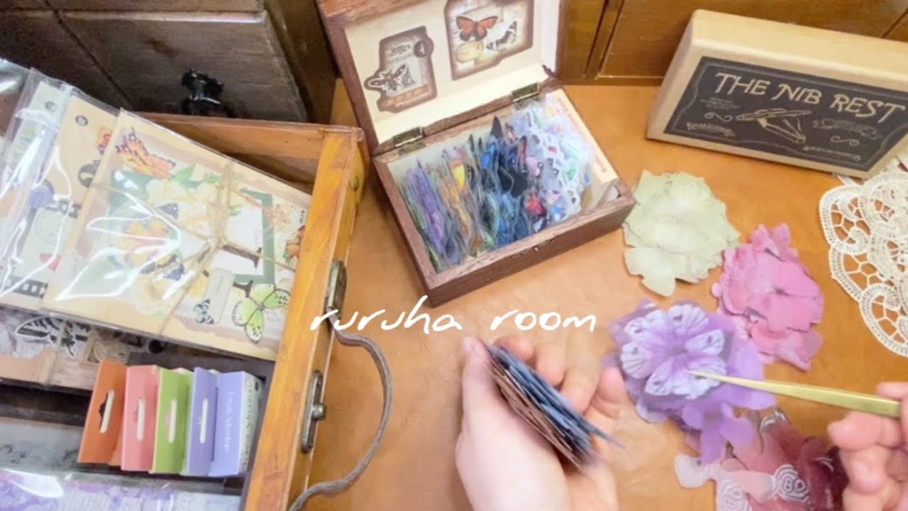 【購入品】新作コラージュ素材の開封&収納動画【前半】