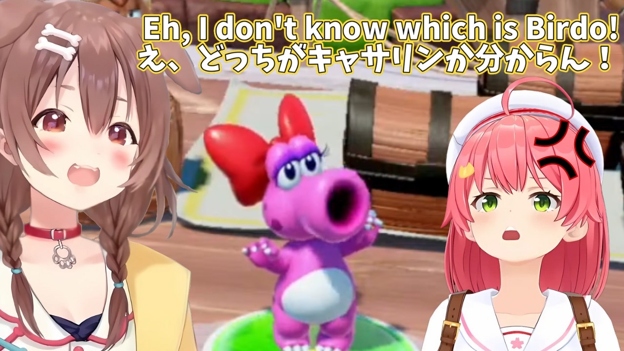 Korone can't help but compare Miko to Birdo【Hololive】
