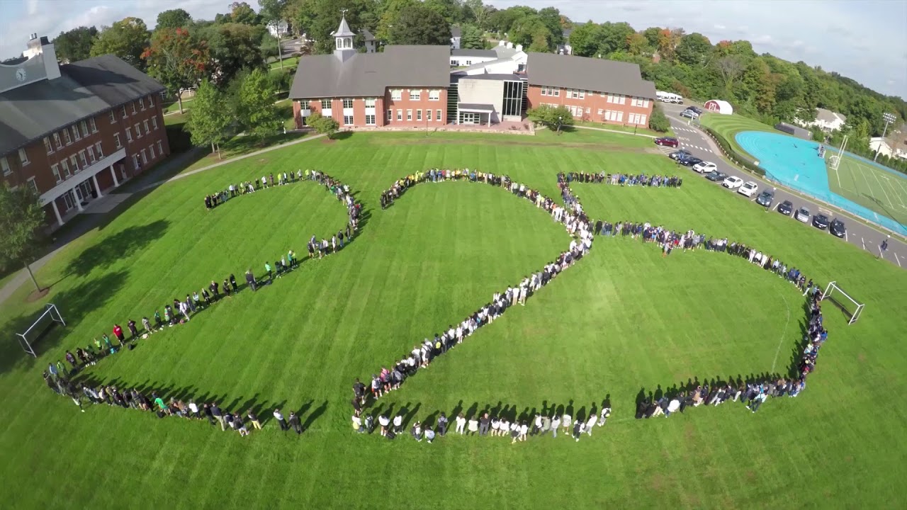 Cheshire Academy 225 timelapse drone video