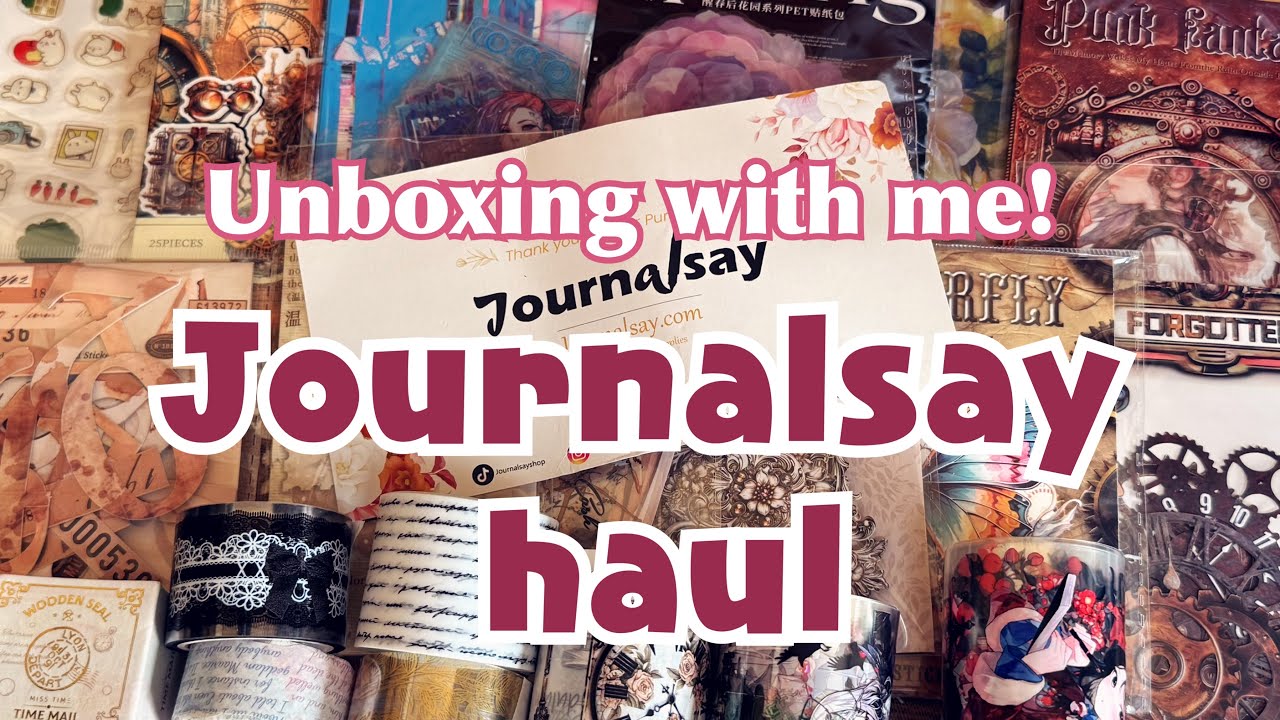 【haul】Journalsay購入品紹介＆コラージュ