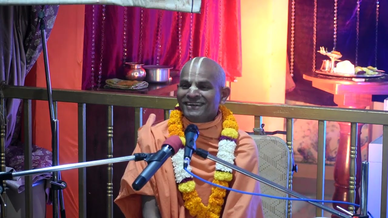 Bhagwatam class at Shri Shri Radha Shyamsunder, Yerawada Prachaar Kendra on 25-12-2025