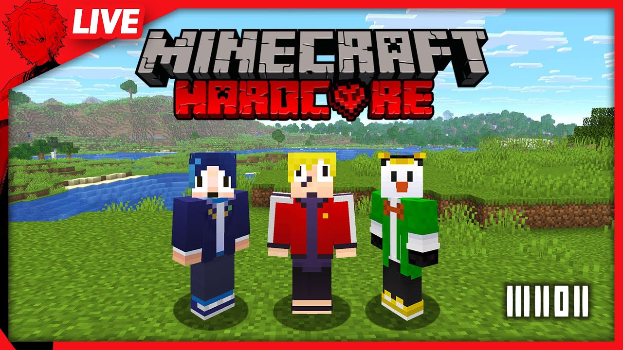 死んだら終了マイクラハードコア生活 w/えびす＆ぺんと｜Day 13【えんちょう。視点】