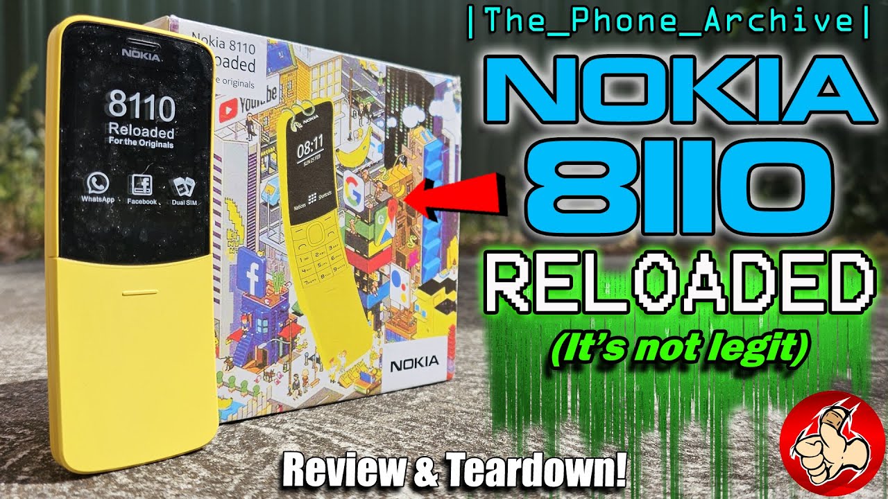 The Nokia 8110 4G Clone from 2018 - It looks legit enough but is it *RELOADED*?