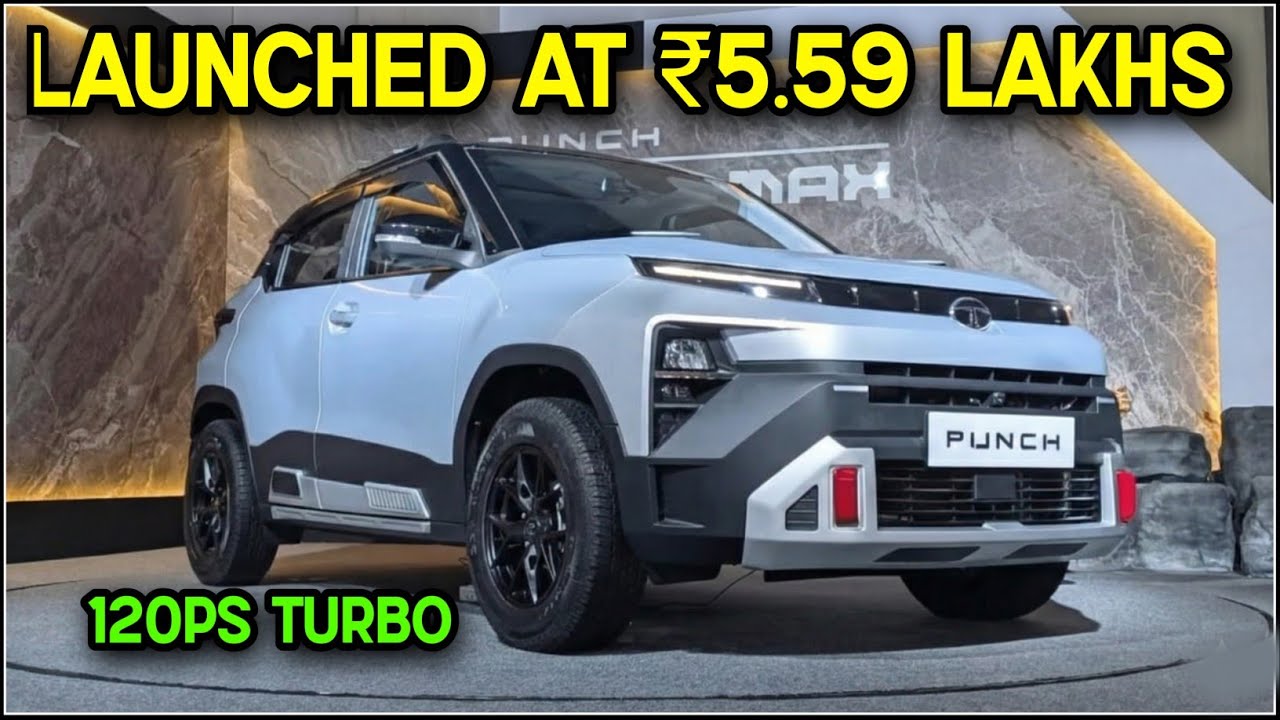 2026 Tata Punch Facelift Launched! 😱 ₹5.59 Lakh | 120PS Turbo & New Interior #tata 