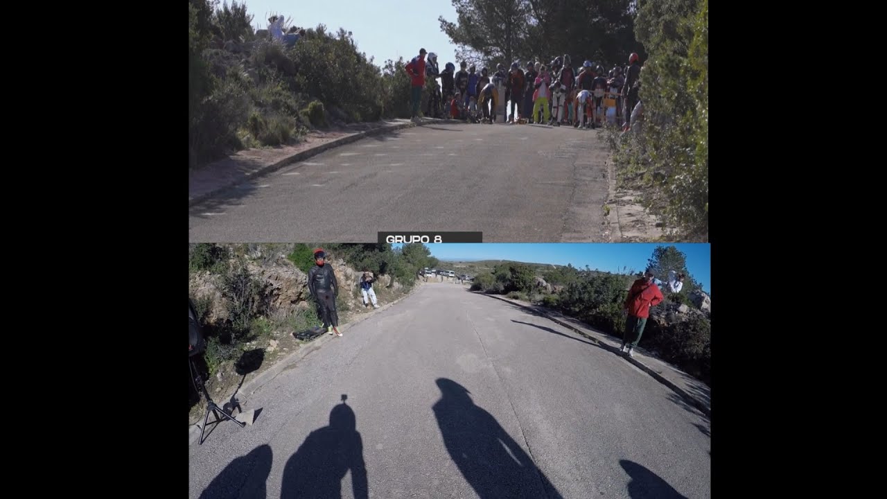 Cullera downhill race 2025 Fidel Casas Heats