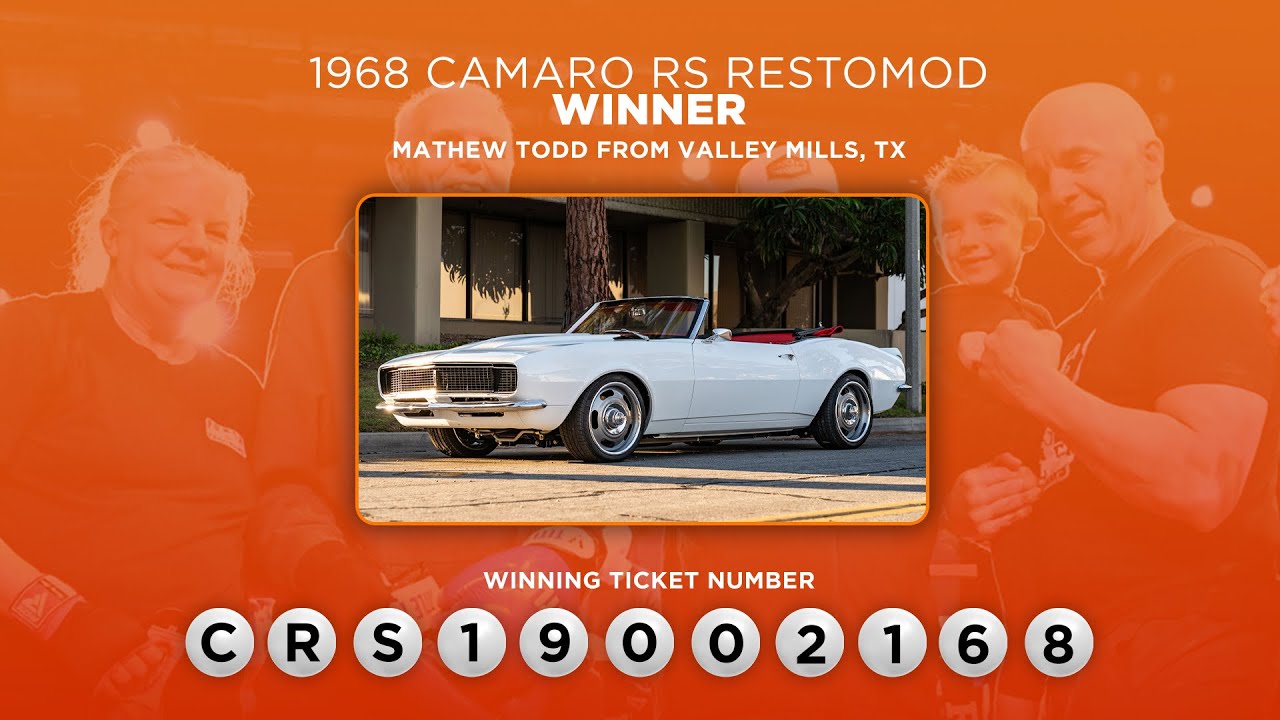 1968 Camaro RS Restomod Giveaway