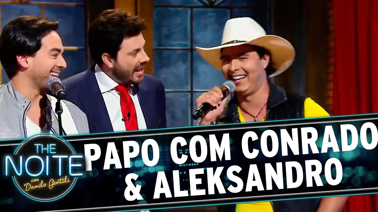 The Noite (10/12/15) - Papo com a dupla Conrado & Aleksandro