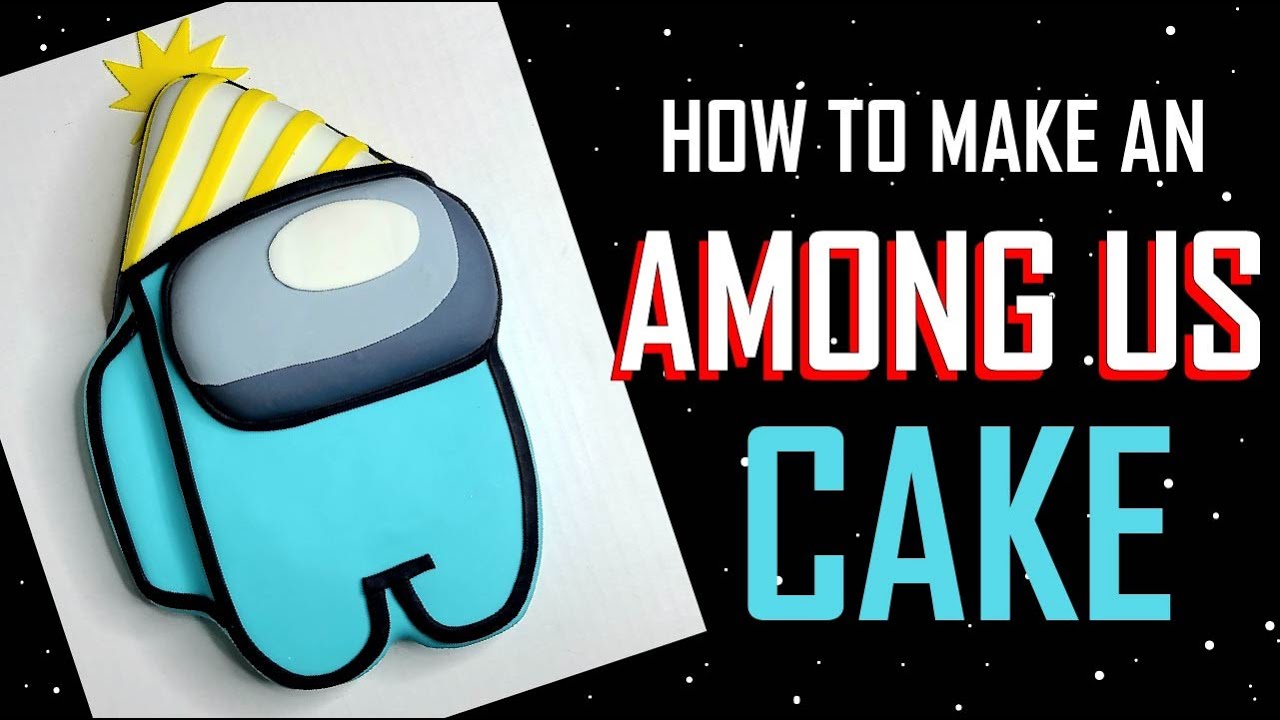 How to make an Among Us Cake!