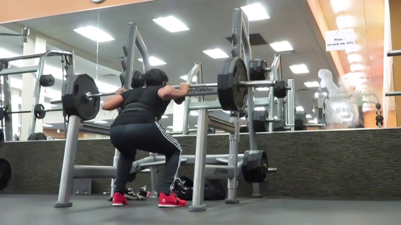 Jayson Martinez 135-315 squat progression