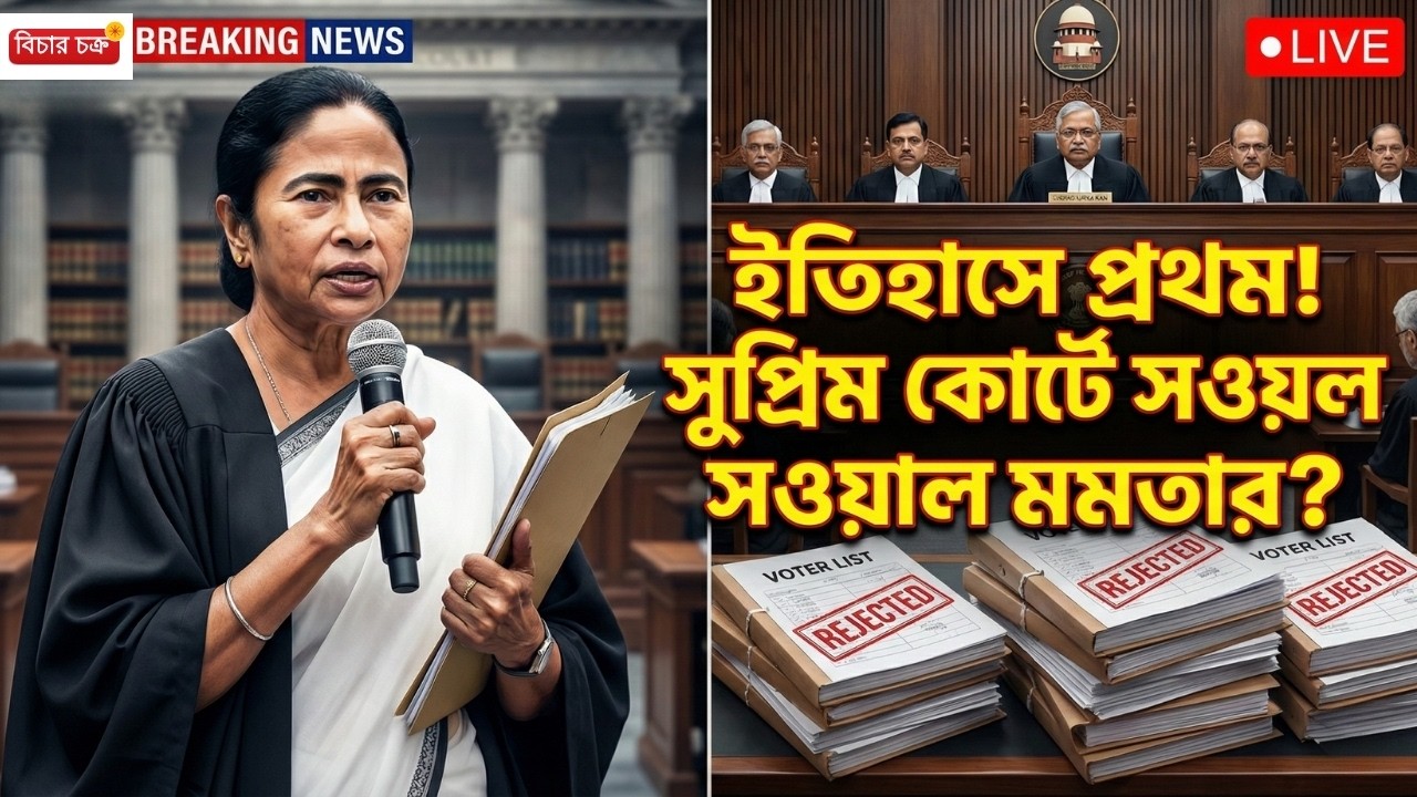ইতিহাসে প্রথম! সুপ্রিম কোর্টে কালো কোটে মমতা? নিজের মামলা নিজেই লড়বেন?