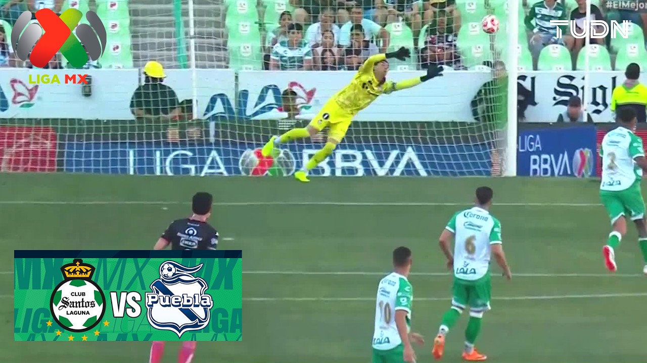 &iexcl;Luis Gabriel Rey saca escopetazo! | Santos vs Puebla | Liga MX - Jornada 12 Clausura 2026 | TUDN