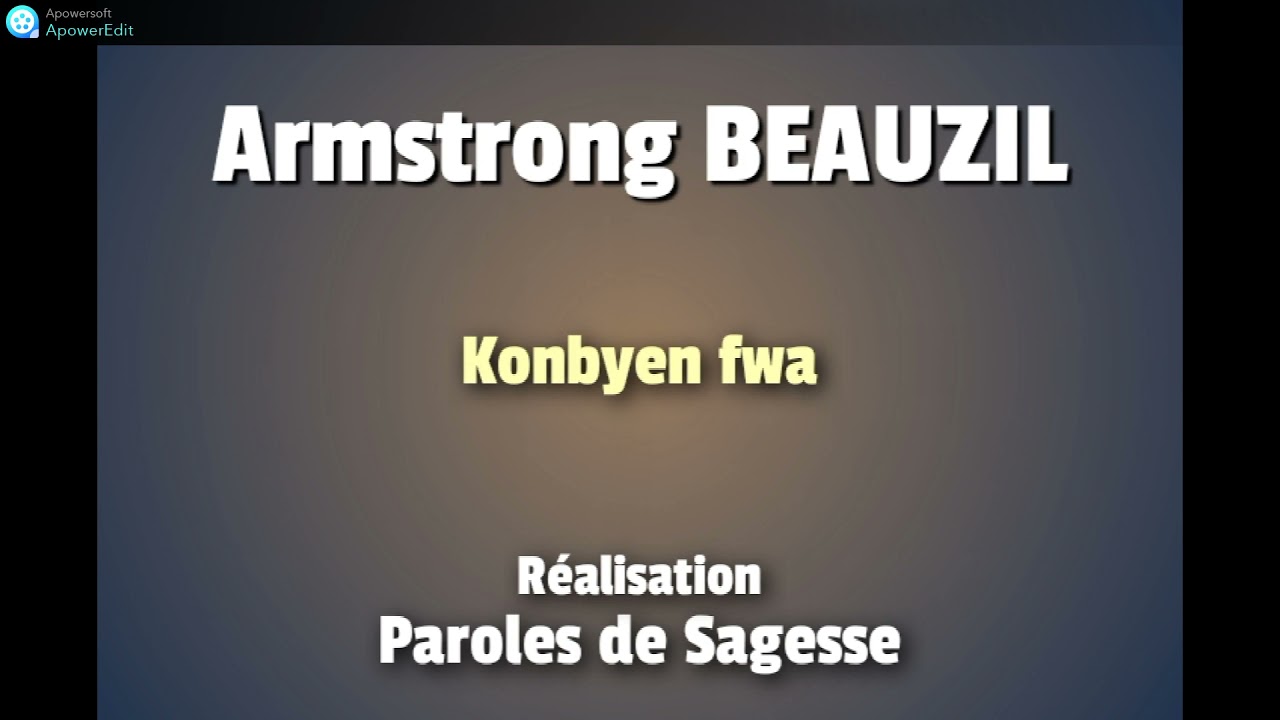 Konbyen fwa - Armstrong BEAUZIL