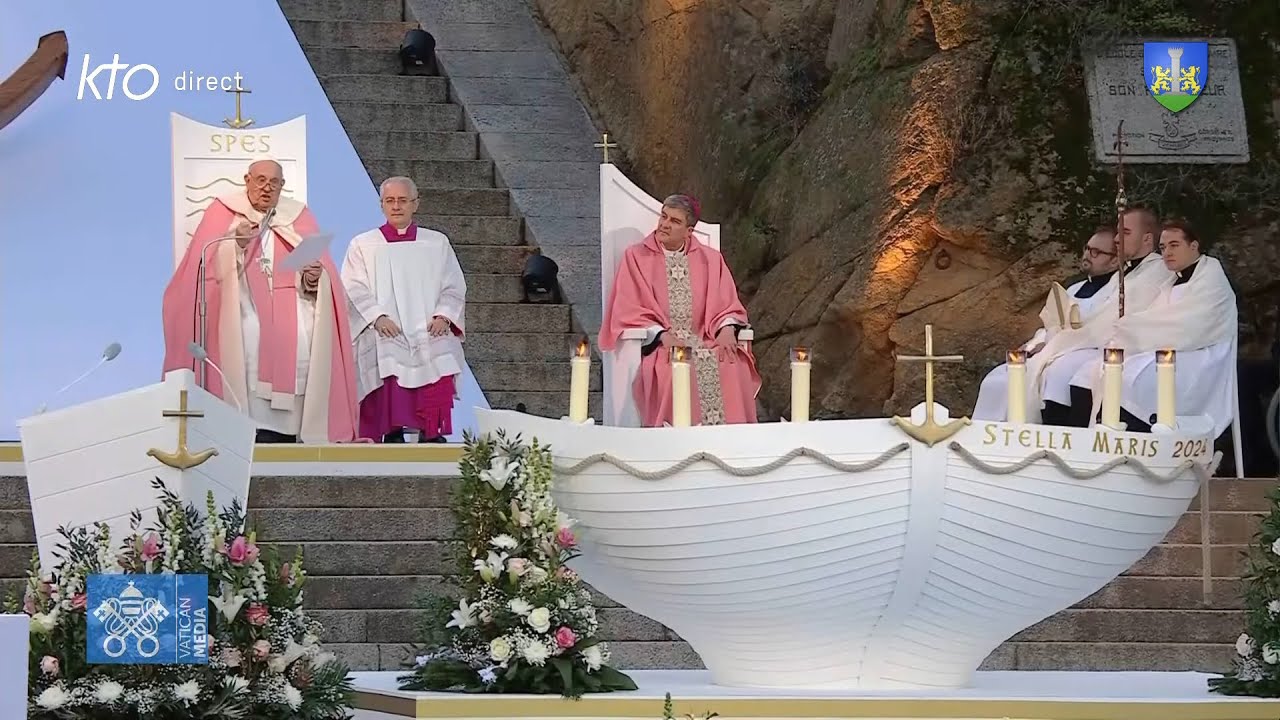 Messe présidée par le pape François à Ajaccio