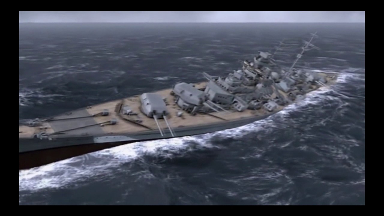 raise bismarck up from the ocean