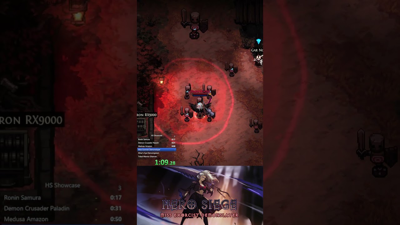 Hero Siege - Демонстрация новых скинов в режиме скоростного прохождения