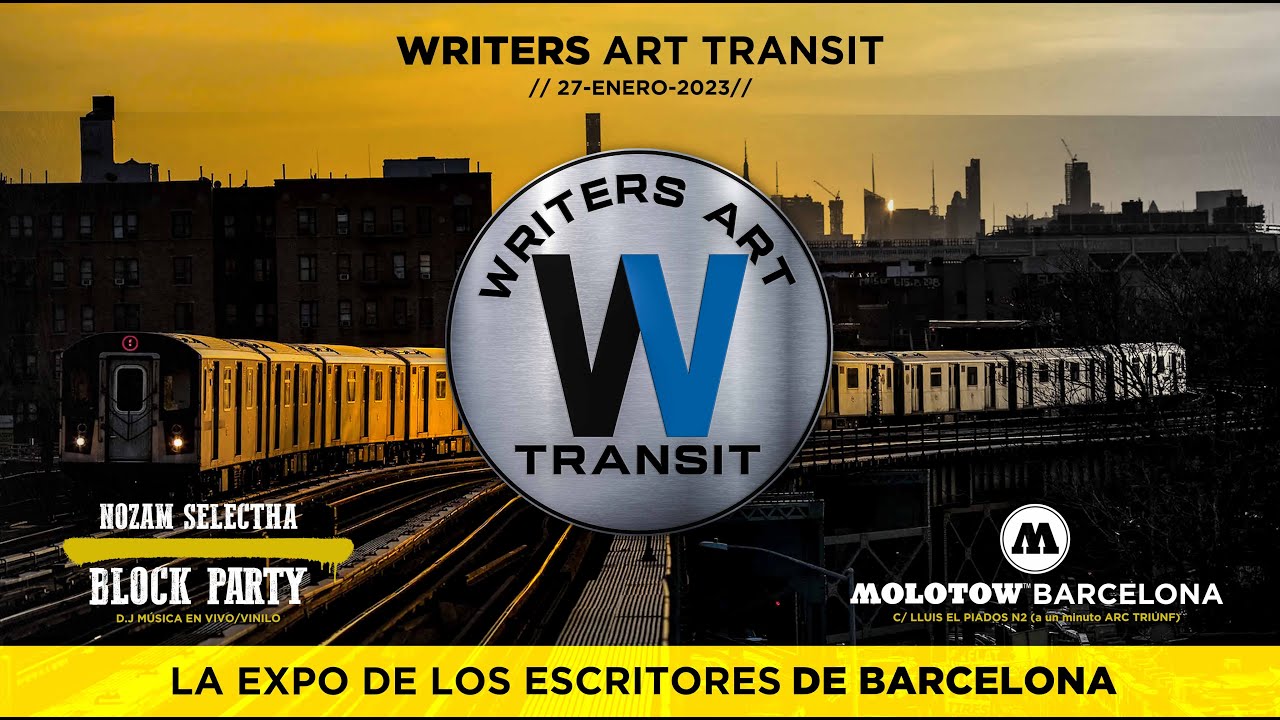 EXPOSICIÓN WRITERS ART TRANSIT BARCELONA