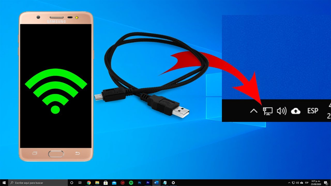 COMO COMPARTIR INTERNET DE MI CELULAR A MI PC CON CABLE USB