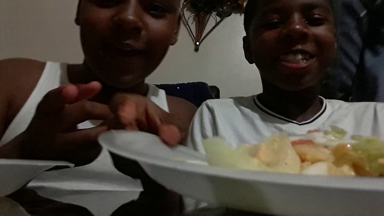 We did a Hot Fish Challenge and salad challenge