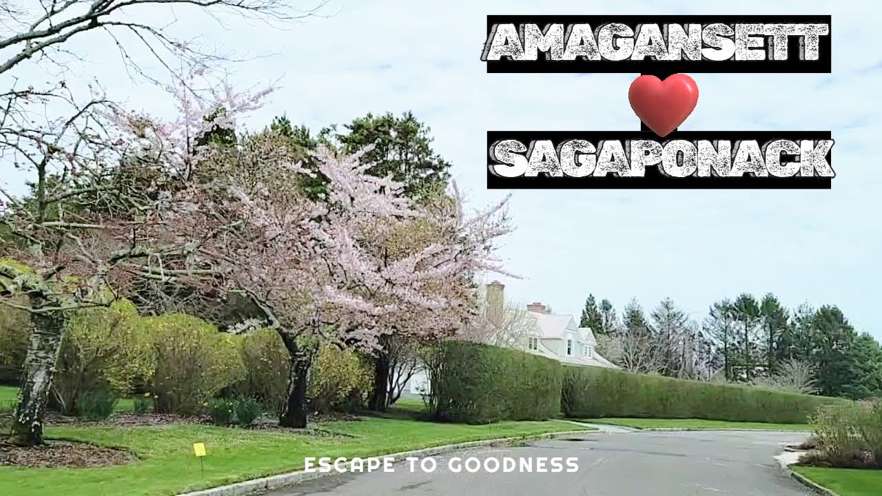 Driving through the Hamptons - Amagansett & Sagaponack NY - 4K Long Island