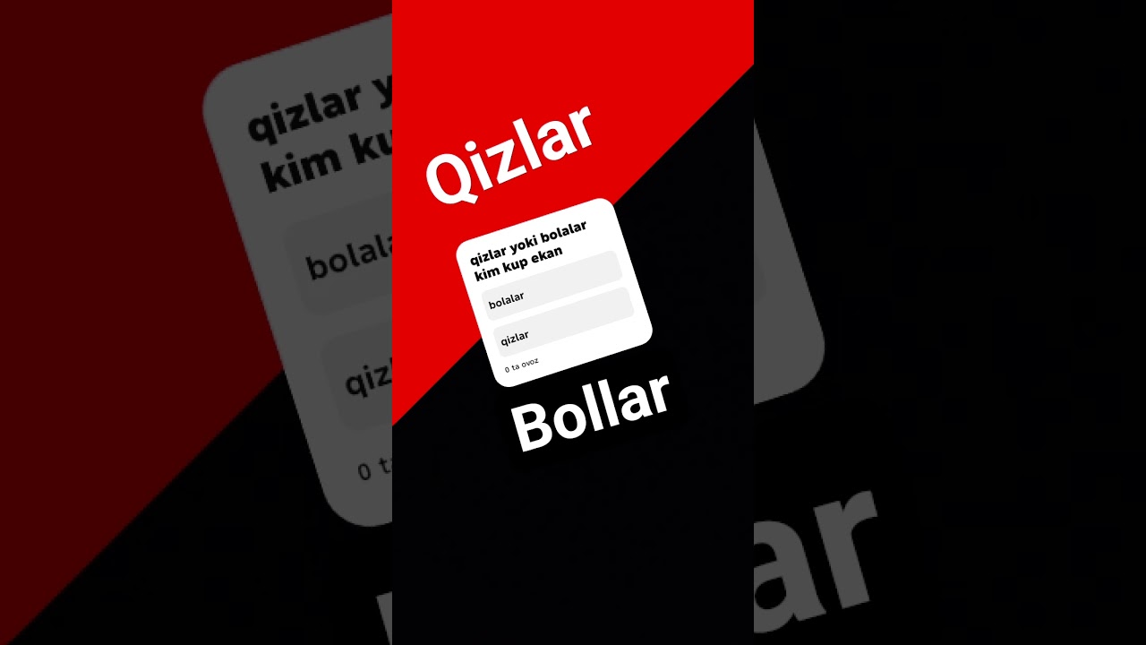 bolalar obuna bilsin qizlar like bossin