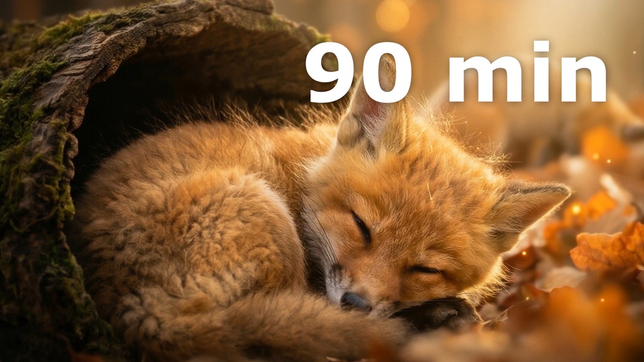 Baby Sleep Music | Baby Fox Dream Soundscape 🍂🍁 Calm Lullaby for Deep Sleep