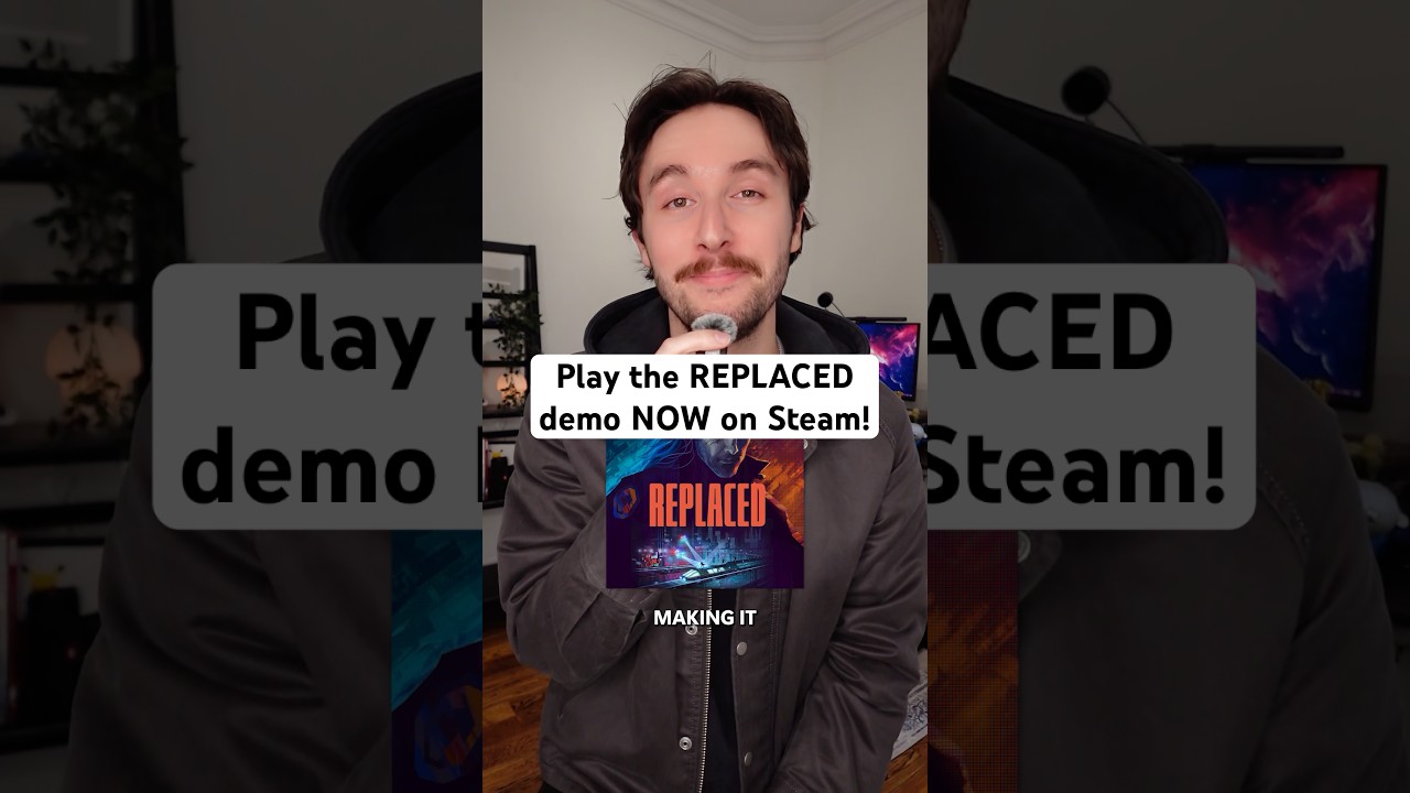 You can play the #REPLACED demo NOW on Steam, and it&rsquo;s awesome! 🔥 (AD) @ThunderfulGames