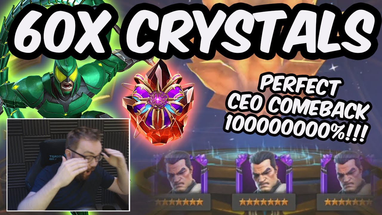 60x 2025 Superior Banquet Crystal Opening - PERFECT CEO COMEBACK!!!!! - Marvel Contest of Champions