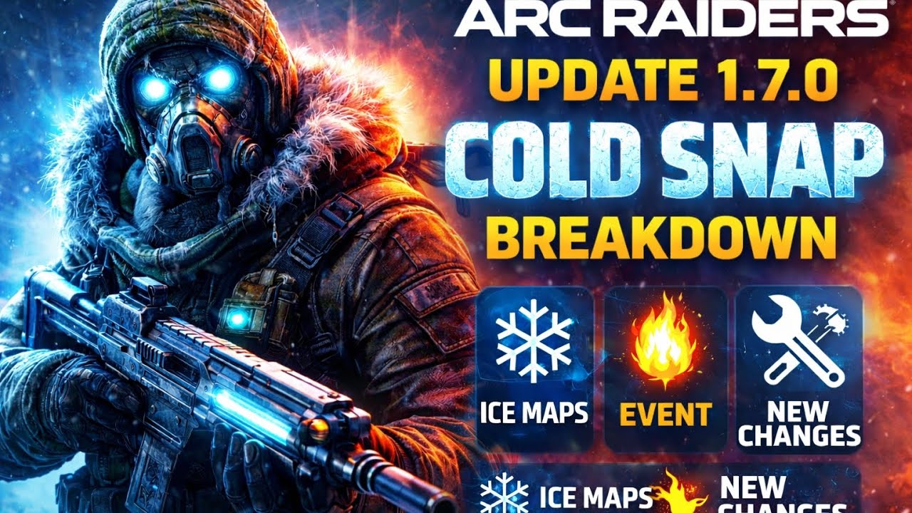 Декабрьское обновление ARC Raiders 1.7.0: объяснение — похолодание, мерцающее пламя и существенны...