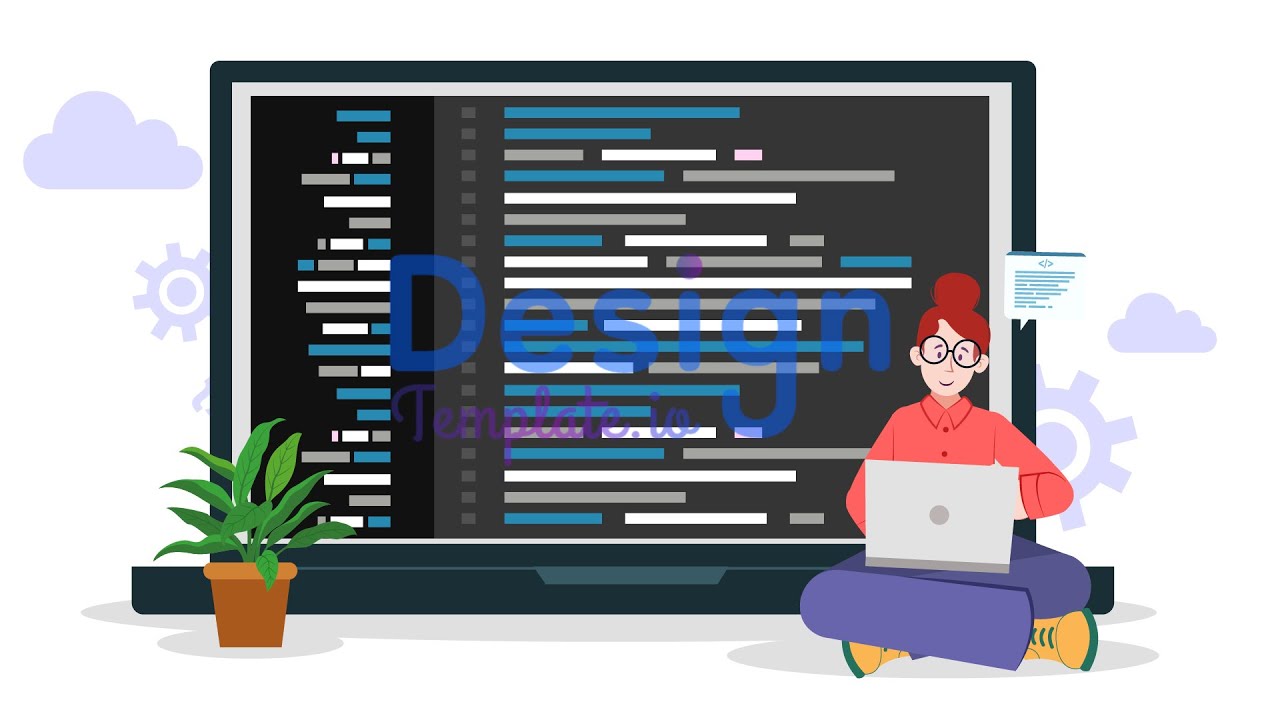 Coding 2D Character Animation Scene After Effects Templates