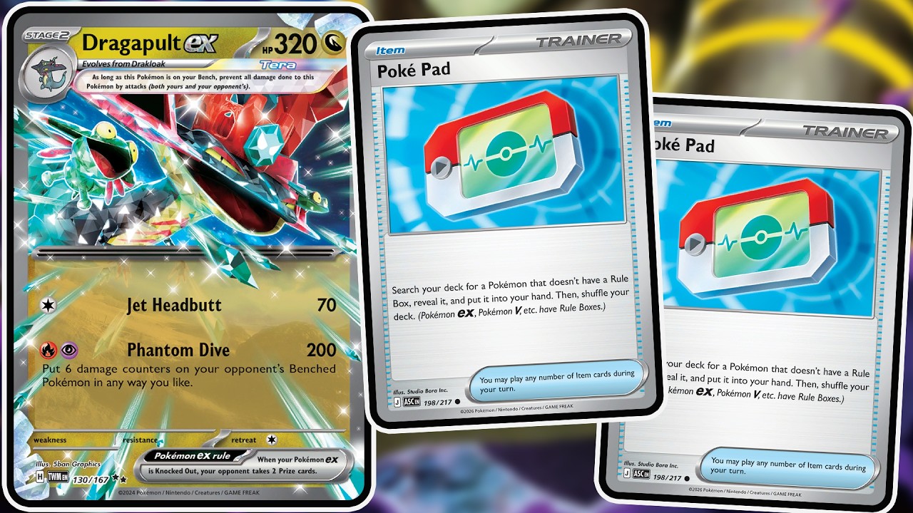 Dragapult Dusknoir with Poke Pad in the Ascended Heroes Metagame