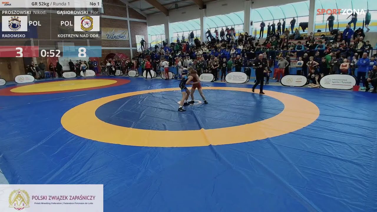 ZAPASY - (M2) Mistrzostwa Polski U15 styl klasyczny  - Żukowo 2026. Mata 2.