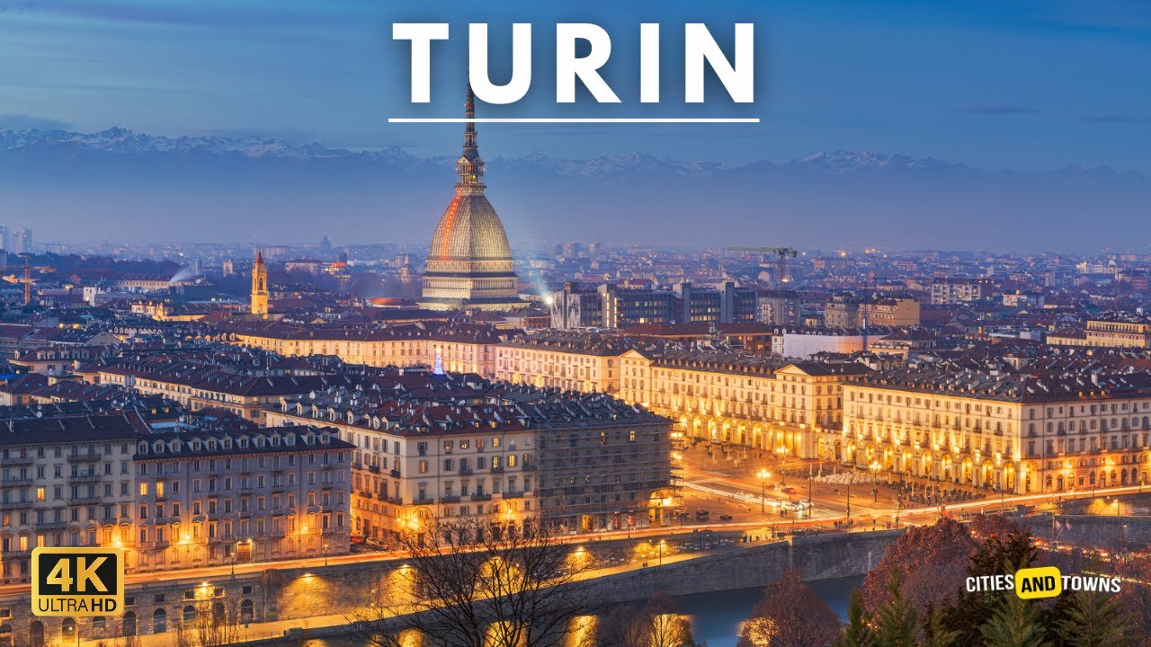 Turin, Italy 🇮🇹 in 4K Video by Drone | Ultra HD