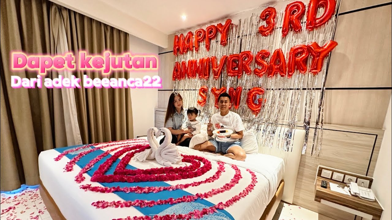 DAPET KEJUTAN DARI BEEANCA22!! HAPPY ANNIVERSARY 3TH PERNIKAHAN!!