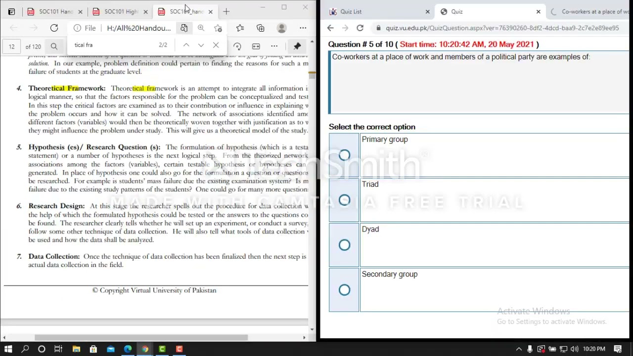 SOC101 Quiz 1 || Soc101 Midterm
