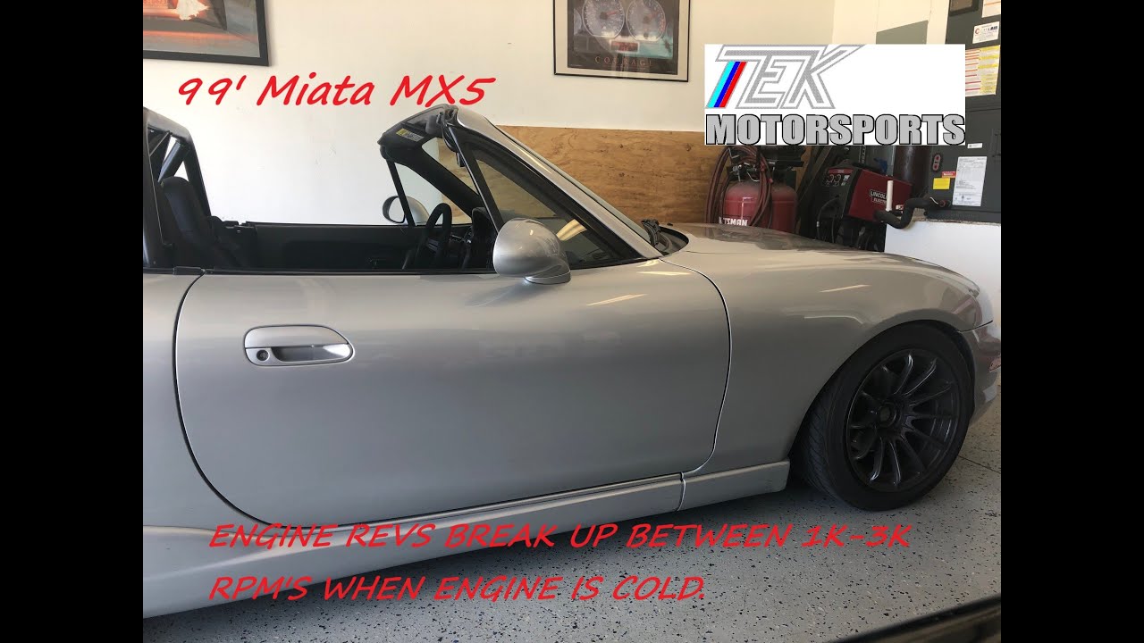 99' Miata MX5 Engine will not rev past 3k rpms