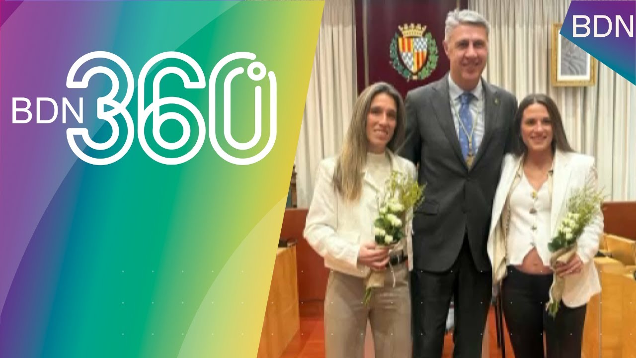 Cristina Baudet i Marta Turmo, jugadora i exjugadora de l'Espanyol, es casen a Badalona - BDN360º