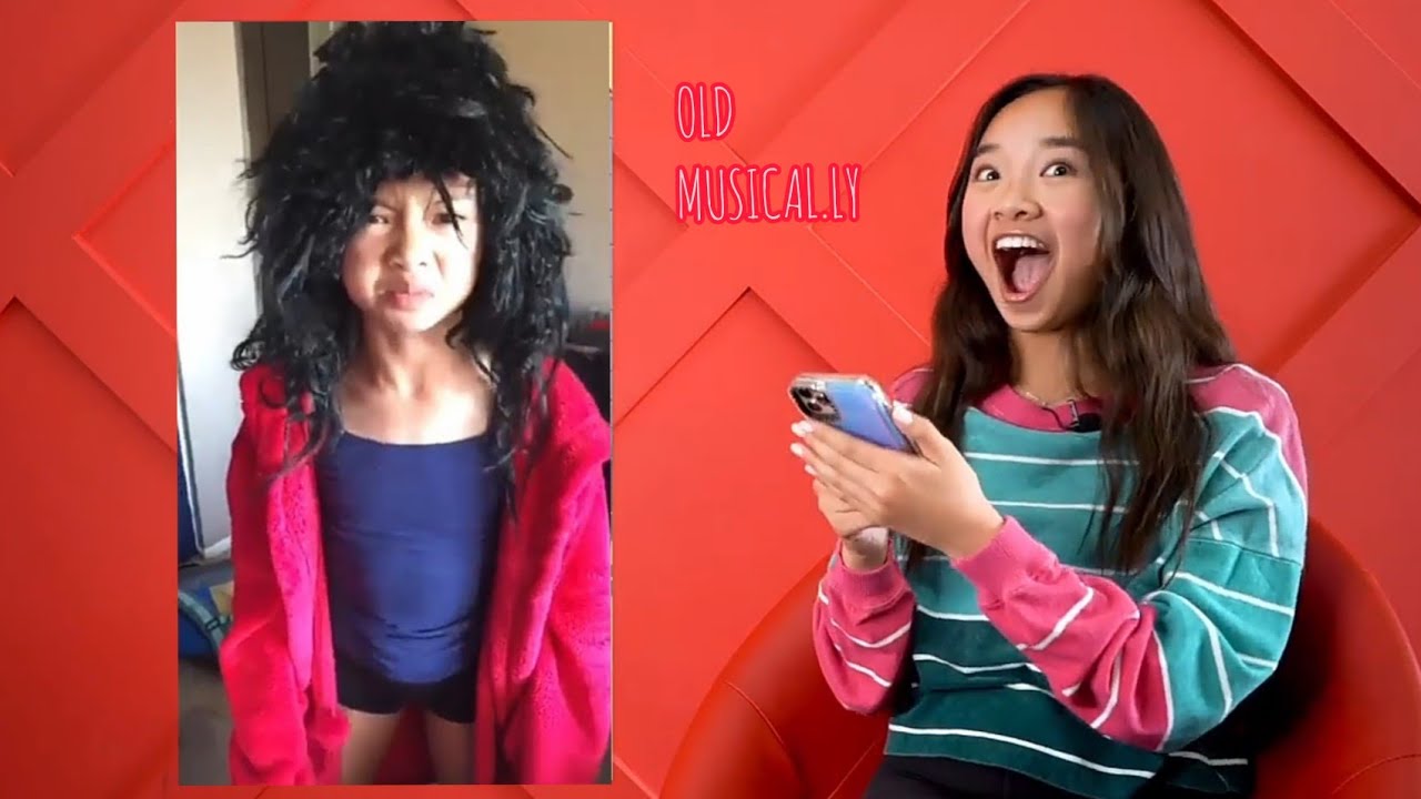Reacting to my old musical.ly 's video : by Nicole Laeno (igtv)