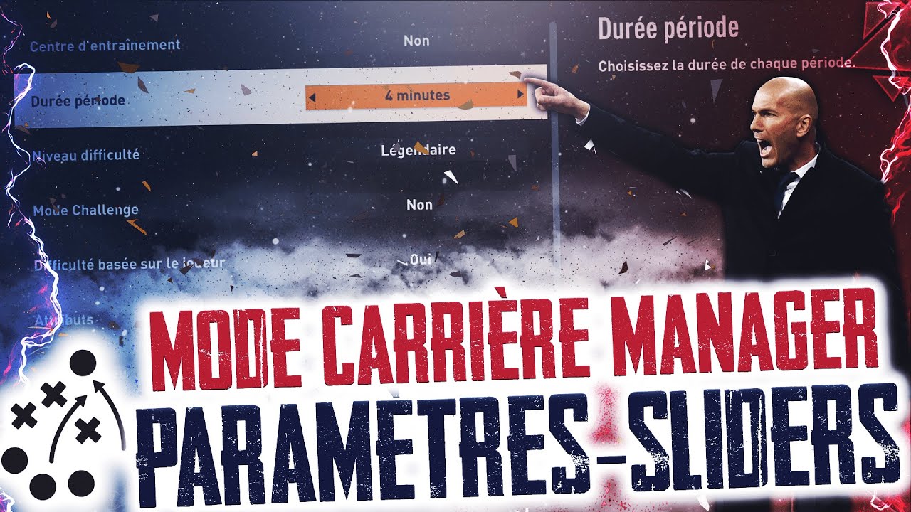 FIFA 23 - Les meilleurs Paramètres et Sliders en Carrière Manager