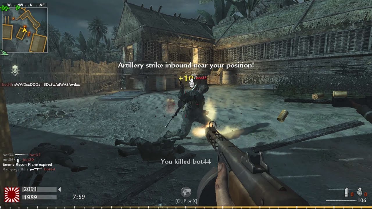 Call of Duty: World at War (2008) - PC Gameplay (Offline Bots)