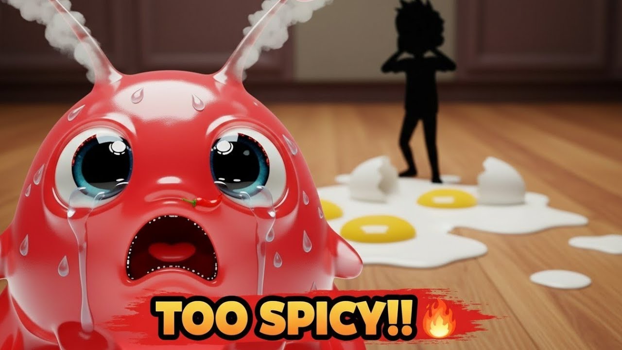 Funny Alien Eats SPICY CHILI! 🌶️🔥 (Kitchen Disaster)