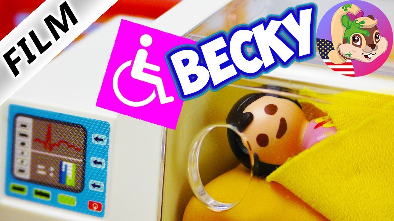 A Playmobil Story | WHY IS BECKY IN A WHEELCHAIR - her dramatic birth | Smith Family