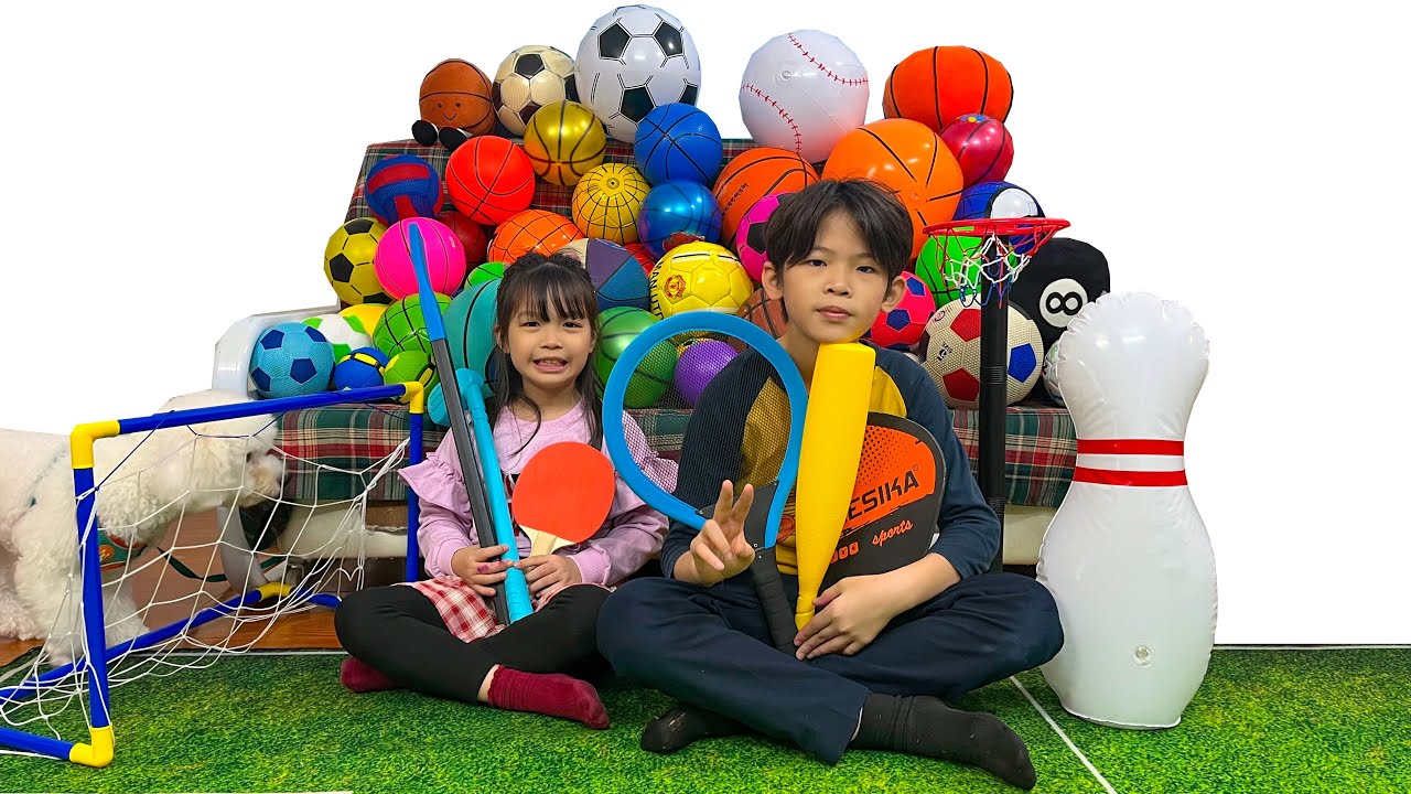 Types Of Sports Balls 🏀⚽ | Sport Balls Guessing Game for Kids | Balls For Kids! 🎾🏈